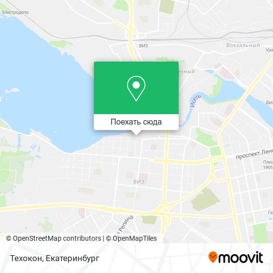 Карта Техокон