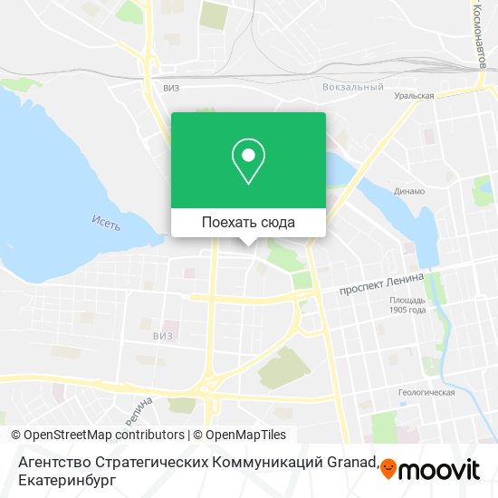 Карта Агентство Стратегических Коммуникаций Granad