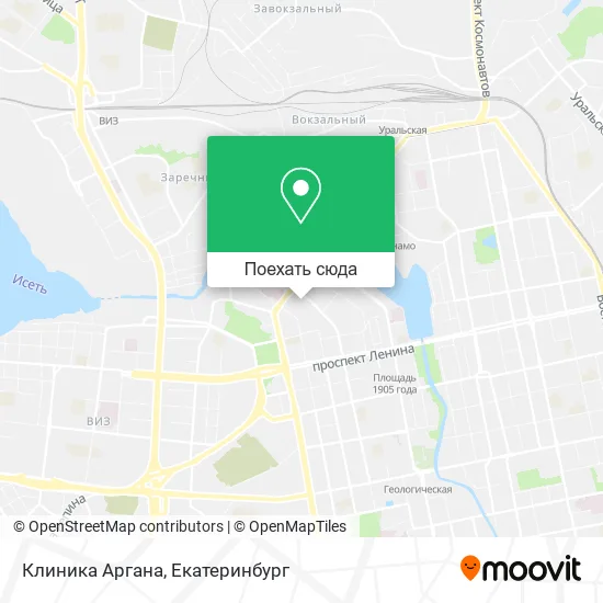 Карта Клиника Аргана