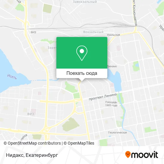 Карта Нидакс