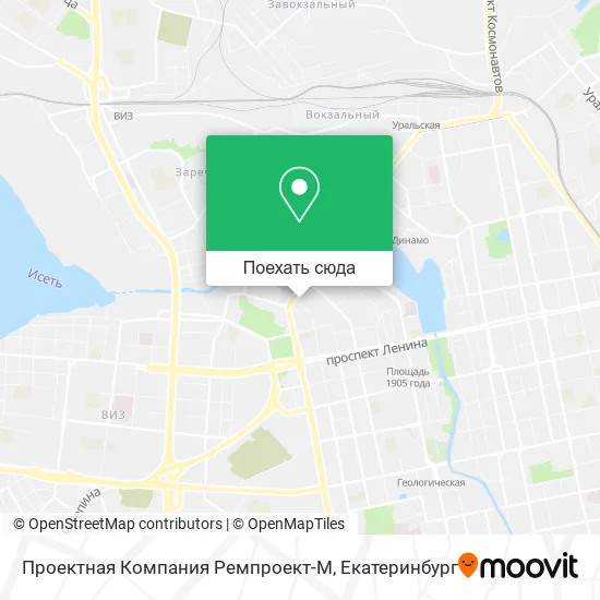 Карта Проектная Компания Ремпроект-М