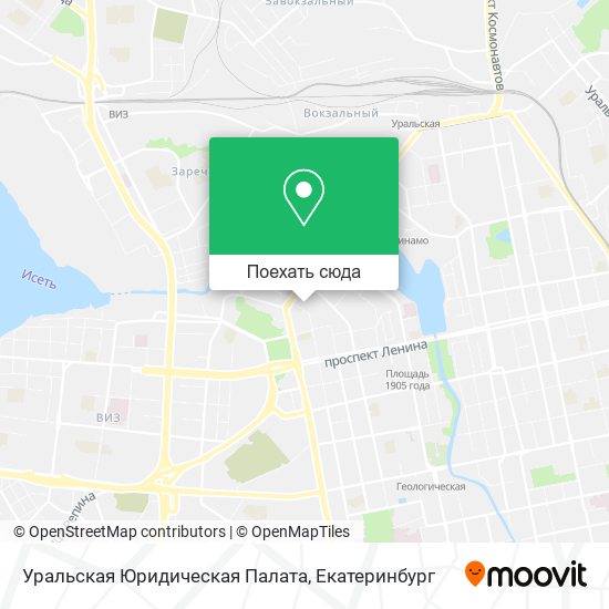 Карта Уральская Юридическая Палата