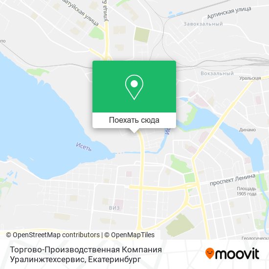 Карта Торгово-Производственная Компания Уралинжтехсервис