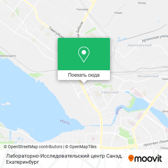 Карта Лабораторно-Исследовательский центр Санэд