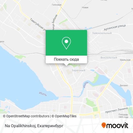 Карта Na Opalikhinskoj