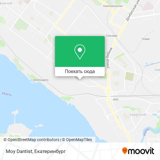 Карта Moy Dantist