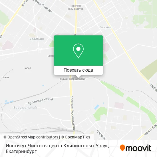 Карта Институт Чистоты центр Клининговых Услуг