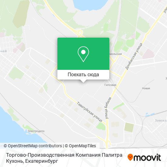 Карта Торгово-Производственная Компания Палитра Кухонь