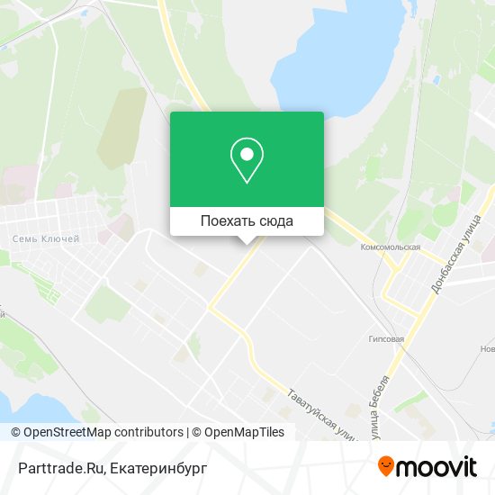 Карта Parttrade.Ru