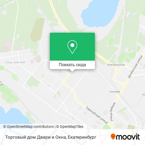 Карта Торговый дом Двери и Окна