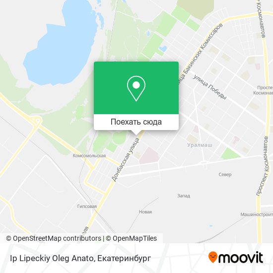 Карта Ip Lipeckiy Oleg Anato