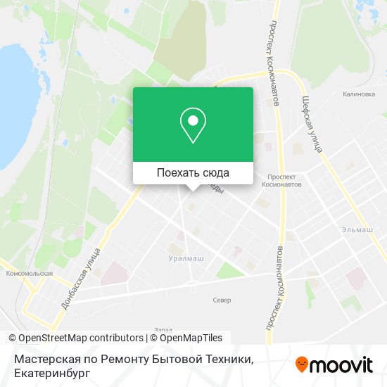 Карта Мастерская по Ремонту Бытовой Техники