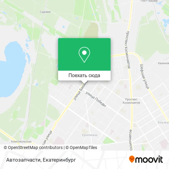 Карта Автозапчасти