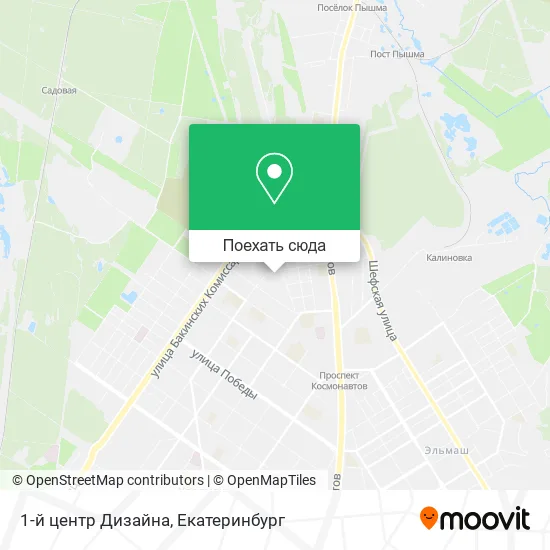 Карта 1-й центр Дизайна