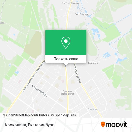 Карта Кроколэнд