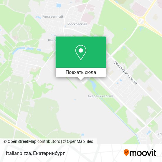 Карта Italianpizza