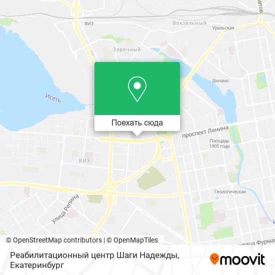 Карта Реабилитационный центр Шаги Надежды