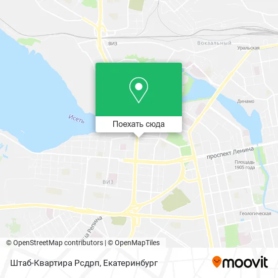 Карта Штаб-Квартира Рсдрп