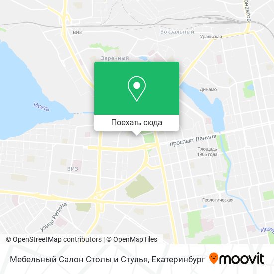 Карта Мебельный Салон Столы и Стулья