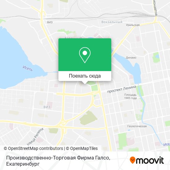 Карта Производственно-Торговая Фирма Галсо