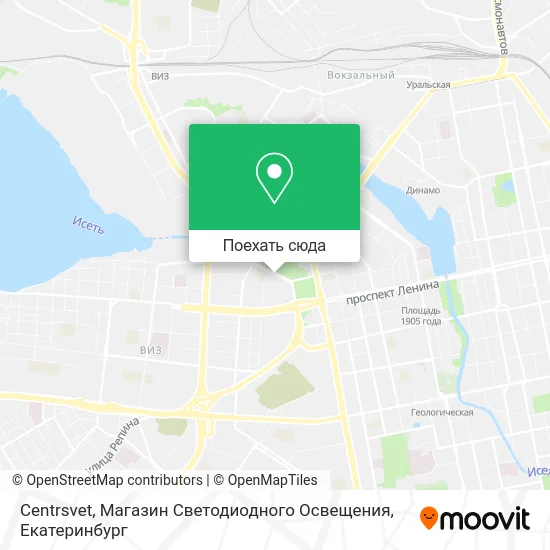 Карта Centrsvet, Магазин Светодиодного Освещения