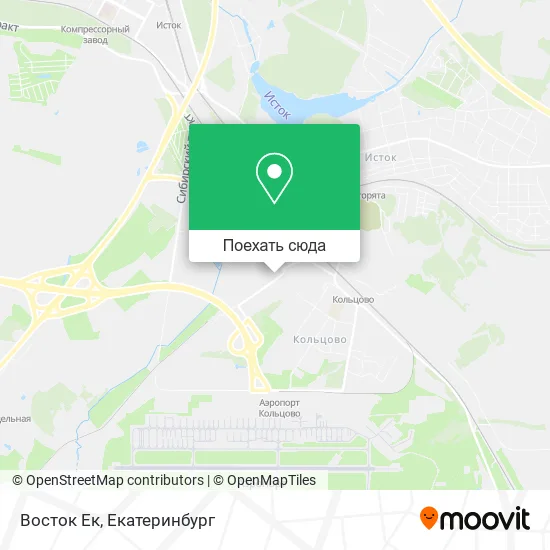 Карта Восток Ек