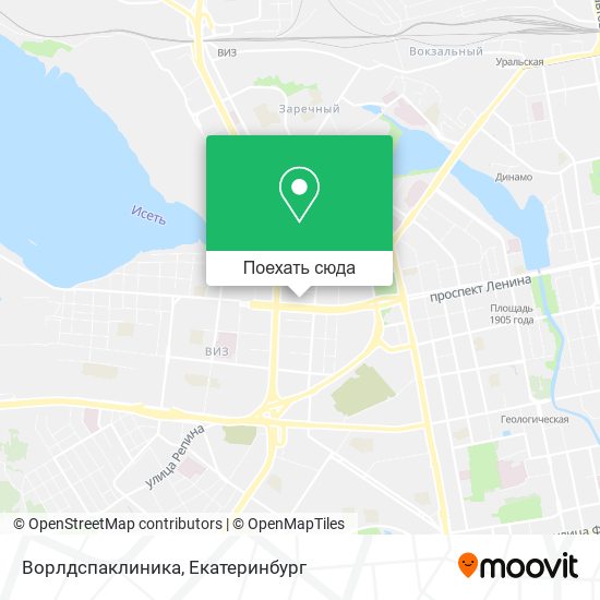 Карта Ворлдспаклиника