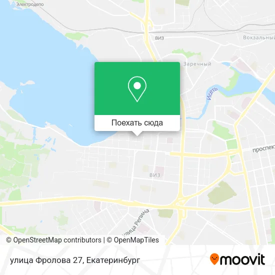 Карта улица Фролова 27