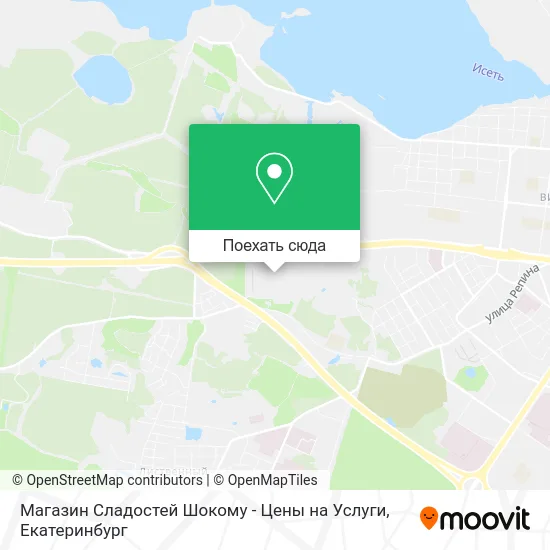 Карта Магазин Сладостей Шокому - Цены на Услуги