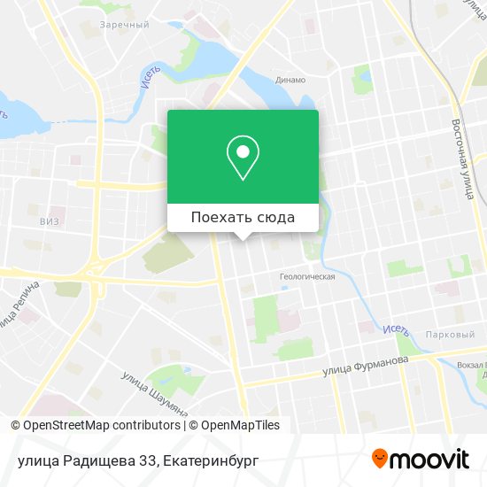 Карта улица Радищева 33
