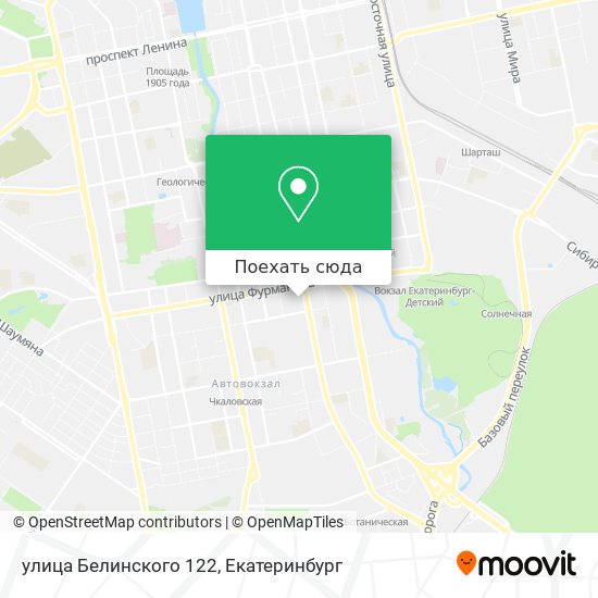 Карта улица Белинского 122