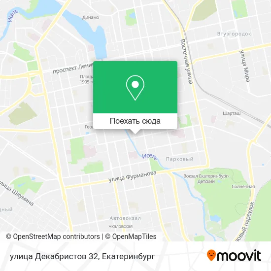 Карта улица Декабристов 32