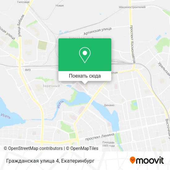 Карта Гражданская улица 4