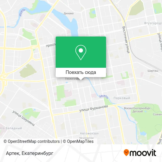 Карта Артек