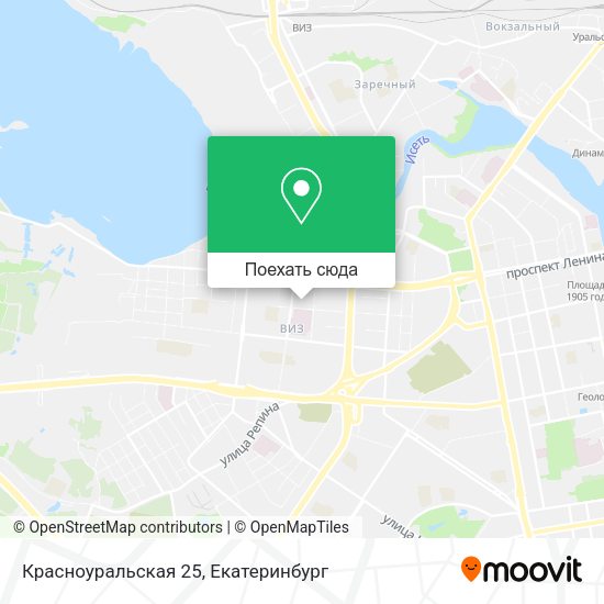 Карта Красноуральская 25
