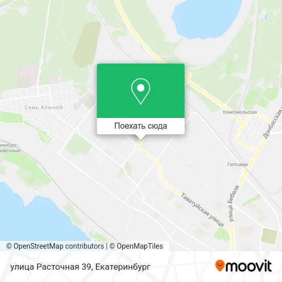Карта улица Расточная 39