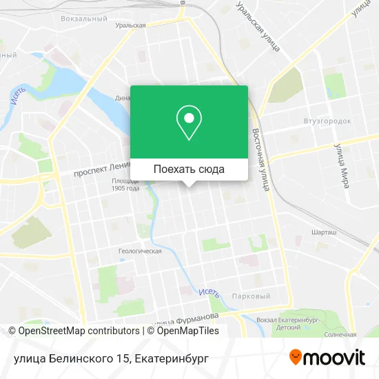 Карта улица Белинского 15