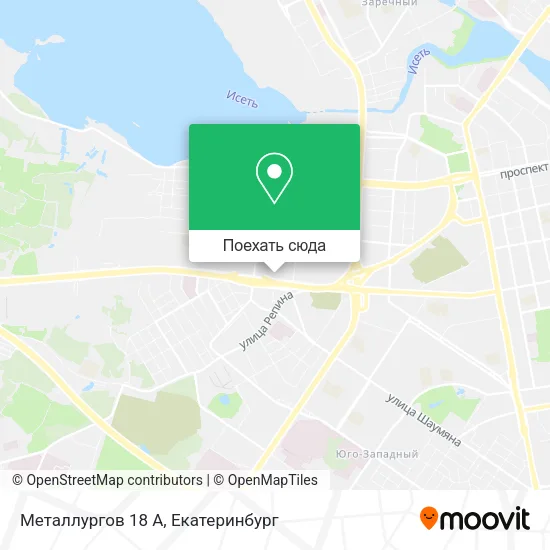 Карта Металлургов 18 А