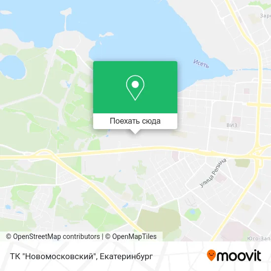 Карта ТК "Новомосковский"