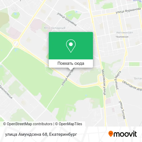 Карта улица Амундсена 68
