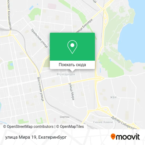 Карта улица Мира 19