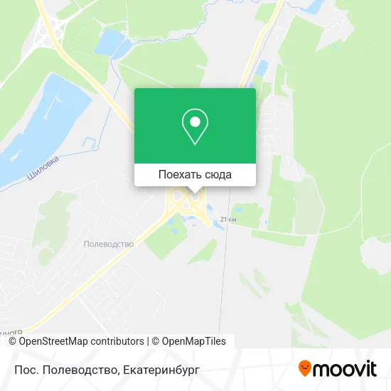 Карта Пос. Полеводство