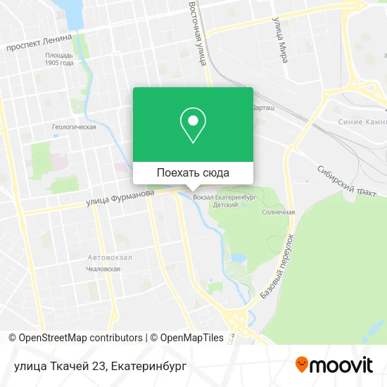 Карта улица Ткачей 23