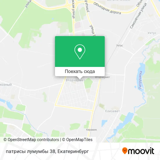 Карта патрисы лумумбы 38