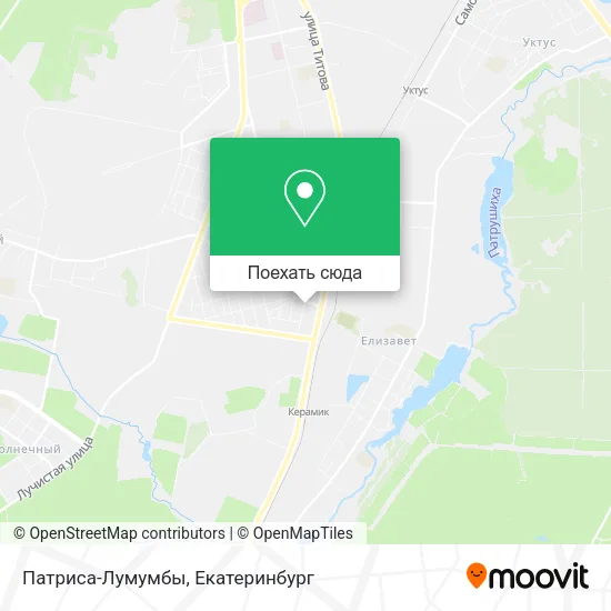 Карта Патриса-Лумумбы