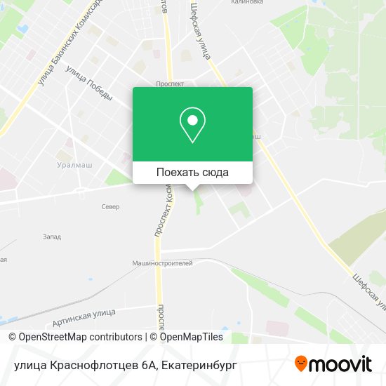 Карта улица Краснофлотцев 6А