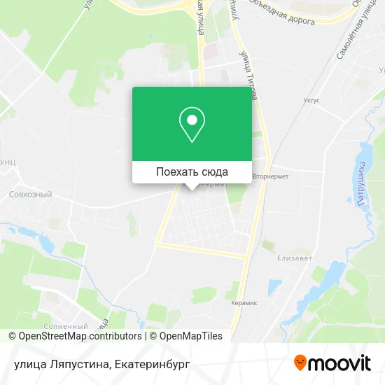 Карта улица Ляпустина