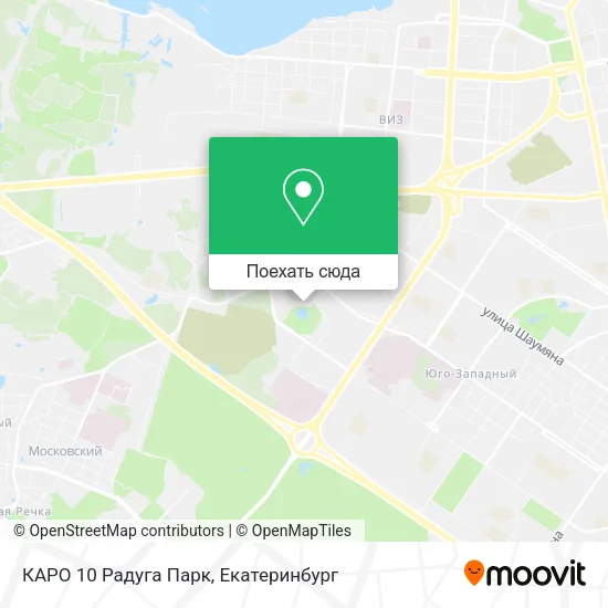 Карта КАРО 10 Радуга Парк