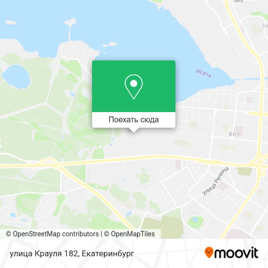 Карта улица Крауля 182