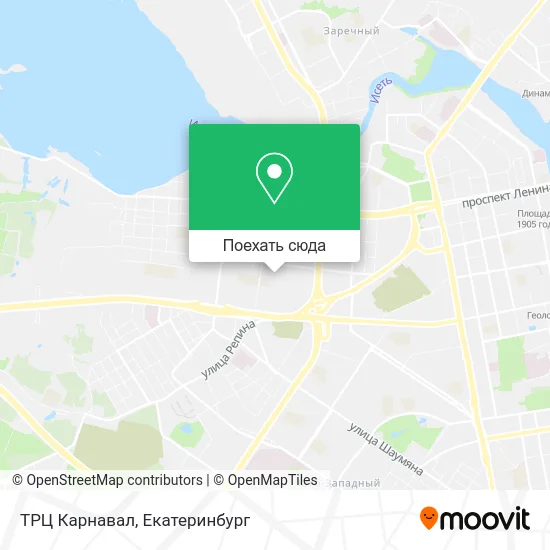 Карта ТРЦ Карнавал